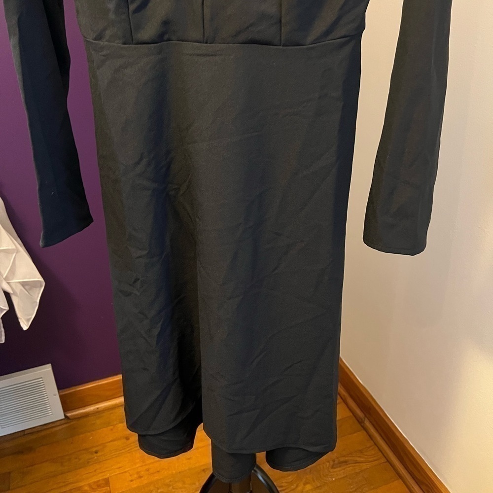 7 for $30 ANNAHHARIRI Long Sleeve Little Black Dress - Picture 3 of 9